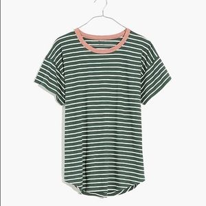 Madewell Cotton Rib Ringer Tee